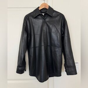 Babaton Ghana Black Foax Leather jacket
